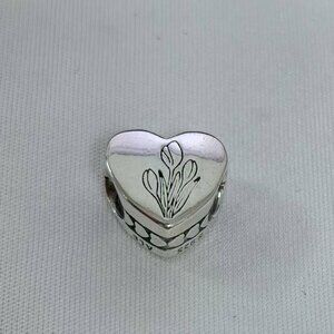 Pandora Netherlands and Tulip Charm Travel Pendant, S925 Silver Jewelry